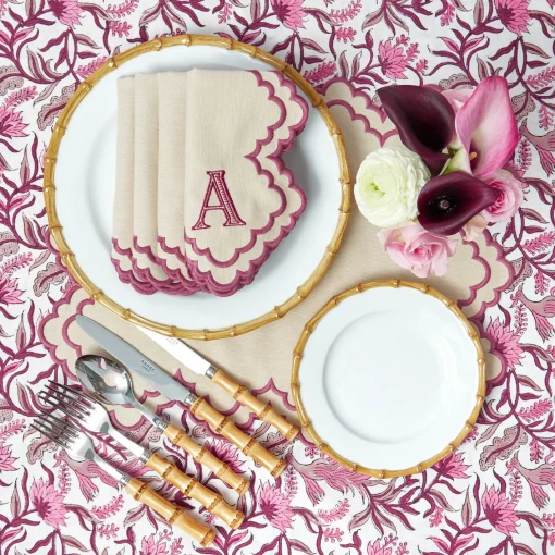 Summer Table Linen | Napkins<Mrs. Alice Scarlett Sand Napkins (Set of 4)