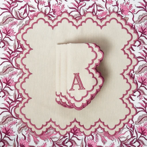 Summer Table Linen | Napkins<Mrs. Alice Scarlett Sand Napkins (Set of 4)