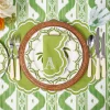 Summer Table Linen | Table Linen Sets<Mrs. Alice Serena Apple Green Scalloped Placemats & Napkins (Set of 4)