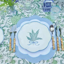 Placemats | For Her<Mrs. Alice Serena Appliqué Blue Placemats (Set of 4)