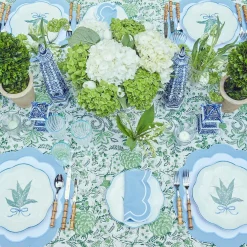 Placemats | For Her<Mrs. Alice Serena Appliqué Blue Placemats (Set of 4)