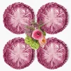 Summer Crockery | Crockery Sets<Mrs. Alice Serena Aubergine Cabbage Dinner & Starter Plates (Set of 8)
