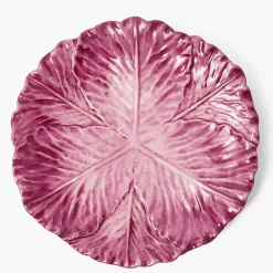 Summer Crockery | Dinner Plates<Mrs. Alice Serena Aubergine Cabbage Dinner Plate