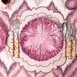 Summer Crockery | Dinner Plates<Mrs. Alice Serena Aubergine Cabbage Dinner Plate