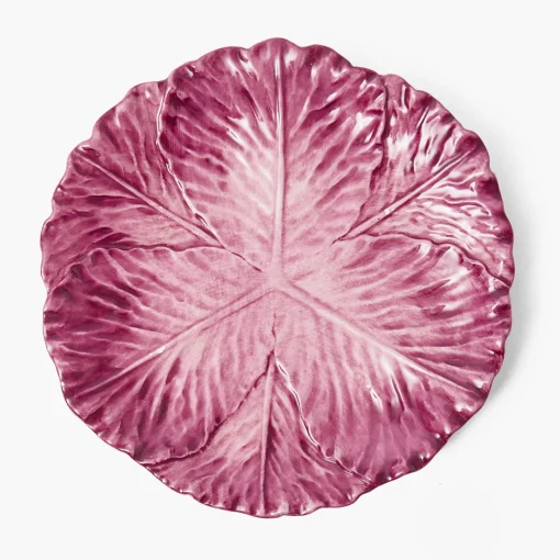 Summer Crockery | Crockery Sets<Mrs. Alice Serena Aubergine Cabbage Dinner & Starter Plates (Set of 8)