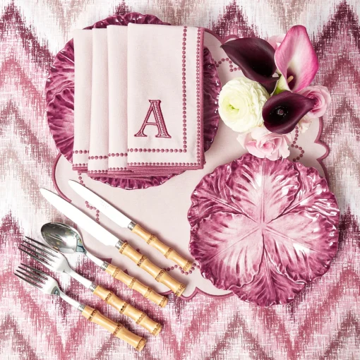 Summer Crockery | Starter Plates<Mrs. Alice Serena Aubergine Cabbage Starter Plate