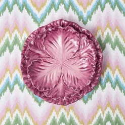 Summer Crockery | Crockery Sets<Mrs. Alice Serena Aubergine Cabbage Dinner & Starter Plates (Set of 8)