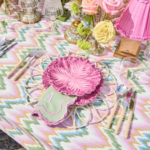 Summer Crockery | Dinner Plates<Mrs. Alice Serena Aubergine Cabbage Dinner Plate