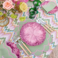 Summer Crockery | Dinner Plates<Mrs. Alice Serena Aubergine Cabbage Dinner Plate