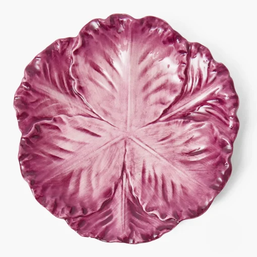 Summer Crockery | Starter Plates<Mrs. Alice Serena Aubergine Cabbage Starter Plate