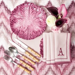 Summer Crockery | Dinner Plates<Mrs. Alice Serena Aubergine Cabbage Dinner Plate