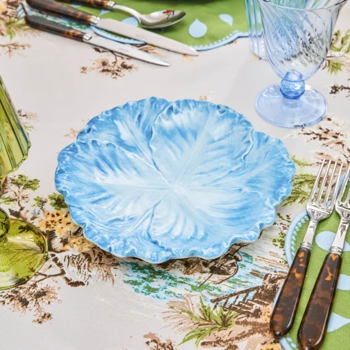 Summer Crockery | Crockery Sets<Mrs. Alice Serena Cabbage Dinner & Starter Plates (Set of 8)