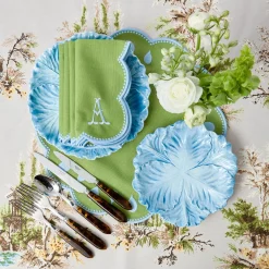 Summer Crockery | Crockery Sets<Mrs. Alice Serena Cabbage Dinner & Starter Plates (Set of 8)