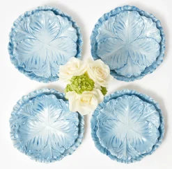 Summer Crockery | Crockery Sets<Mrs. Alice Serena Cabbage Dinner & Starter Plates (Set of 8)