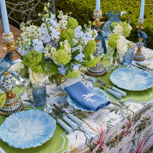 Summer Crockery | Crockery Sets<Mrs. Alice Serena Cabbage Dinner & Starter Plates (Set of 8)