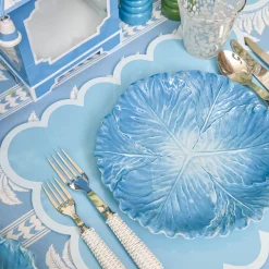 Summer Crockery | Crockery Sets<Mrs. Alice Serena Cabbage Dinner & Starter Plates (Set of 8)