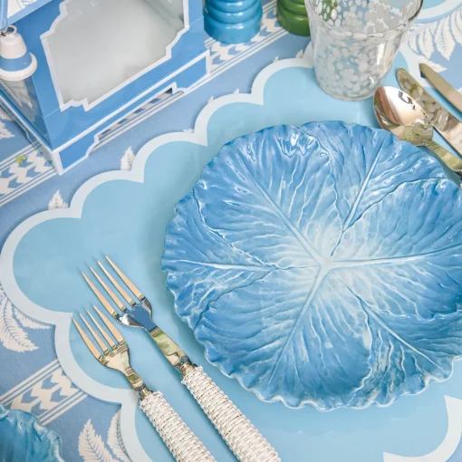 Summer Crockery | Crockery Sets<Mrs. Alice Serena Cabbage Dinner & Starter Plates (Set of 8)