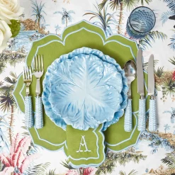 Summer Crockery | Crockery Sets<Mrs. Alice Serena Cabbage Dinner & Starter Plates (Set of 8)