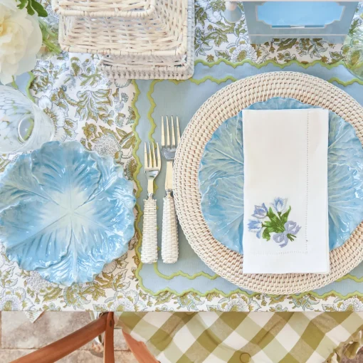 Summer Crockery | Crockery Sets<Mrs. Alice Serena Cabbage Dinner & Starter Plates (Set of 8)