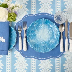 Summer Crockery | Crockery Sets<Mrs. Alice Serena Cabbage Dinner & Starter Plates (Set of 8)