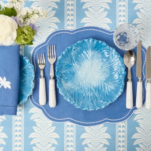 Summer Crockery | Crockery Sets<Mrs. Alice Serena Cabbage Dinner & Starter Plates (Set of 8)