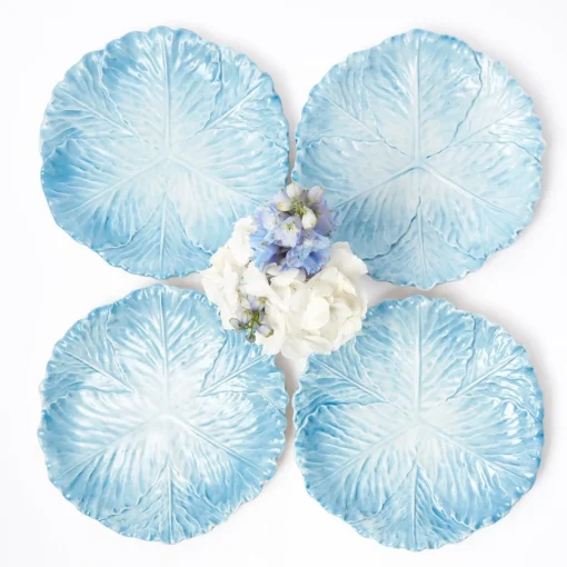 Summer Crockery | Dinner Plates<Mrs. Alice Serena Cabbage Dinner Plates (Set of 4)