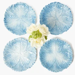 Summer Crockery | Dinner Plates<Mrs. Alice Serena Cabbage Dinner Plates (Set of 4)