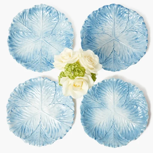 Summer Crockery | Dinner Plates<Mrs. Alice Serena Cabbage Dinner Plates (Set of 4)
