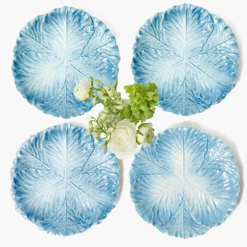 Summer Crockery | Dinner Plates<Mrs. Alice Serena Cabbage Dinner Plates (Set of 4)