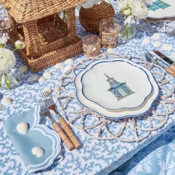 Napkins | Mrs. Alice Monogram<Mrs. Alice Serena Cornflower Blue Napkins (Set of 4)