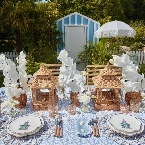 Napkins | Mrs. Alice Monogram<Mrs. Alice Serena Cornflower Blue Napkins (Set of 4)