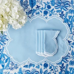 Placemats<Mrs. Alice Serena Cornflower Blue Placemats (Set of 4)