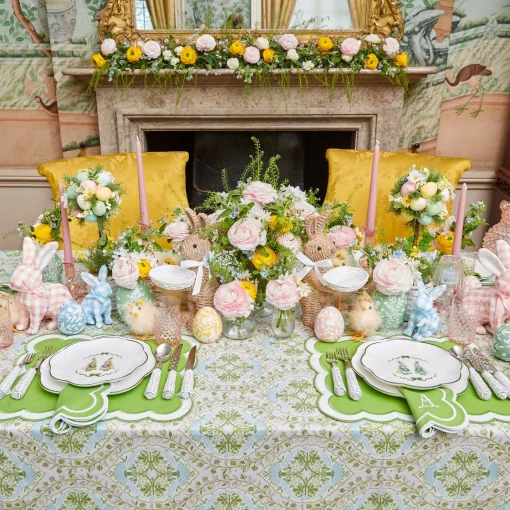 Napkins | Mrs. Alice Monogram<Mrs. Alice Serena Green Appliqué Napkins (Set of 4)
