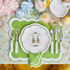 Table Linen Sets | Mrs. Alice Monogram<Mrs. Alice Serena Green Appliqué Placemats & Napkins (Set of 4)