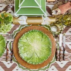 Dinner Plates | Crockery Sets<Mrs. Alice Serena Green Cabbage Dinner Plate (Set of 4)