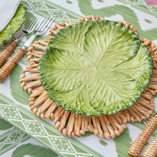 Dinner Plates<Mrs. Alice Serena Green Cabbage Dinner Plate