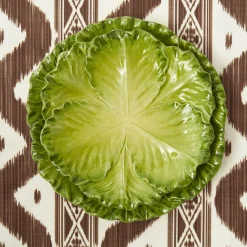 Crockery Sets<Mrs. Alice Serena Green Cabbage Dinner & Starter Plates (Set of 8)