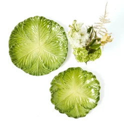 Starter Plates | Crockery Sets<Mrs. Alice Serena Green Cabbage Starter Plate (Set of 4)
