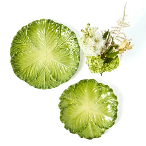 Starter Plates | Crockery Sets<Mrs. Alice Serena Green Cabbage Starter Plate (Set of 4)
