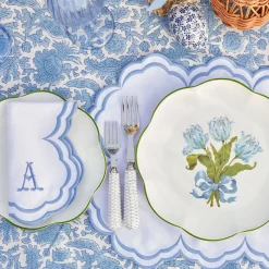 Table Linen Sets | Mrs. Alice Monogram<Mrs. Alice Serena White Placemats & Napkins (Set of 4)
