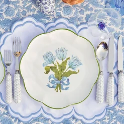 Table Linen Sets | Mrs. Alice Monogram<Mrs. Alice Serena White Placemats & Napkins (Set of 4)