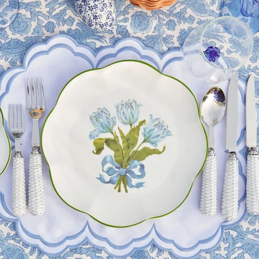 Table Linen Sets | Mrs. Alice Monogram<Mrs. Alice Serena White Placemats & Napkins (Set of 4)