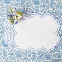 Placemats<Mrs. Alice Serena White Placemats (Set of 4)