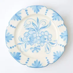 Dinner Plates<Mrs. Alice Seville Blue Gardênia Dinner Plate