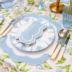 Dinner Plates | Crockery Sets<Mrs. Alice Seville Blue Gardênia Dinner Plate (set of 4)