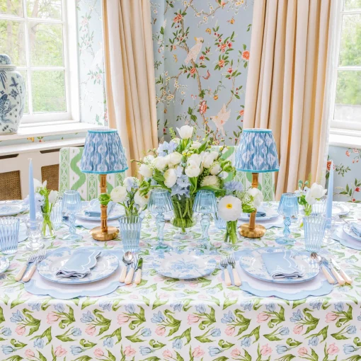 Dinner Plates<Mrs. Alice Seville Blue Gardênia Dinner Plate