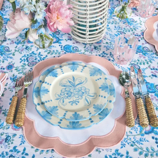 Dinner Plates<Mrs. Alice Seville Blue Gardênia Dinner Plate