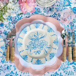 Dinner Plates<Mrs. Alice Seville Blue Gardênia Dinner Plate