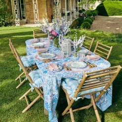 Dinner Plates<Mrs. Alice Seville Blue Gardênia Dinner Plate