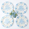 Starter Plates | Crockery Sets<Mrs. Alice Seville Blue Gardênia Starter Plate (set of 4)